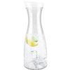 Agatige brocca d'acqua acrilica 20/33/54 oz, chiara Brocca infrangibile del frigorifero del contenitore di bevande con il coperchio di plastica per uso del ristorante della casa del bar (54oz)