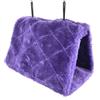 Generic Amaca per pappagalli da appendere al letto, in morbido peluche, per gabbia, parrocchetti, parrocchetti, calopsitte, inseparabili, viola