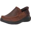 Skechers Parson-Oswin Slip-in, Mocassino Uomo, Black Leather, 49.5 EU