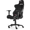 Arozzi Torretta Sedia da Gaming, Tessuto, Nero, 68 X 39 X 88 Cm
