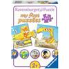 Ravensburger Kinderpuzzle - 03074 Tierische Baustelle - Schaumstoff-Puzzle mit 9x2 Teilen, My first puzzle für Kinder ab 10 Monaten