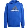 ADIDAS FELPA CON CAPPUCCIO LOGO BICOLOR BAMBINO