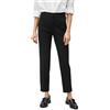 Koton Basic Cigarette Classic Pantaloni Slim Leg Casual, Nero (999), 42 Donna