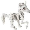 W WIDMANN MILANO Party Fashion Widmann 10992 10992 - Scheletro a Forma di Unicorno, 18 cm, Decorazione Scheletro, Horror, Halloween, Feste a Tema, Multicolore, Taglia Unica