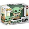 Funko POP Star Wars: Book of Boba Fett - Grogu w/armor, Multicolore, One Size, 68650