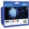 Brother Cartuccia Brother LC-1280XLVALBPDR Multipack ciano, magenta, ciano, nero [LC1280XLVALBPDR]