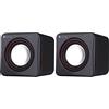 Techly Set Altoparlante Techly per notebook/Pc USB 2.0 e jack 3.5mm Nero
