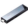 Adata Pen drive 2TB Adata Dasdrive Elite UE800 Usb3.2-C Gen2 Argento [SGADACT02UE800C]