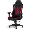 noblechairs Sedia da gioco Noblechairs Hero Edizione Doom in Pelle sintetica Nero/Rosso