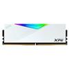 Adata Ram DIMM DDR5 16GB Adata Lancer RGB 6000MHz LC30 1.35V Bianco [AX5U6000C3016G-CLARWH]