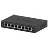Netgear Switch Netgear GS308E Serie 300 Soho Plus Gigabit Ethernet Plus a 8 porte Nero [GS308E-400EUS]