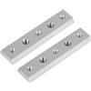 YWBL-WH Guida a T Lega Alluminio 100mm 2 Pezzi con Scanalatura per Fissaggio Tavolo Sega Router Attrezzature