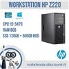 HP Workstation HP Z220 Cpu i5-3470 Ram 8gb DDR3 SSD 120 + 500gb HDD W10P GRADO B