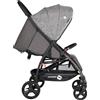 Baciuzzi BX 22 - Passeggino Leggero Compatto Pieghevole 0- 4 Anni 0-22 Kg completo di Cappotta, Cestino Porta Oggetti e Corrimano colore Marble
