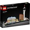 LEGO Architecture Las Vegas, Bellagio Hotel, Set di Costruzioni con Stratosphere Tower, Bellagio e Luxor Hotel, Skyline Collection, Idea Regalo da Collezione, 21047