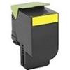 Lexmark Toner Compatibile per Lexmark CX 310 Lexmark CX 410 802SY Giallo Pagine 2.000