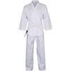 Bauzuoyo Karate Outfit Karate Judo Tuta Arti Marziali Judogi Aikido Keikogi Jiu Jitsu Taekwondo Bando Kung Fu Outfit Training Uniform Costume Giacca Pantaloni con Cintura per Uomo Donna Bambini, bianco, M