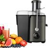 BLACK+DECKER - Centrifuga 600W | 2 Velocità | Bocca Ampia 62mm | Contenitore Succo 0,55L e Polpa 1,2L | Acciaio Inox Anti-Impronte | Filtro Amovibile | Sistema di Sicurezza | Anti-Goccia