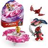 LEGO NINJAGO Spinner del Drago Spinjitzu di Sora - Trottola Giocattolo Ninja con Elementi di Potere e 2 Minifigure con Spade, Giochi per Bambini e Bambine da 6 Anni da La Rivolta dei Draghi 71824