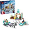LEGO ǀ Disney Frozen Avventura sulla Slitta di Anna con Bancarella per la Cioccolata Calda e Mini Bamboline di Kristoff, Olaf e Sven, Giochi da Principesse per Bambine e Bambini da 4 Anni 43256