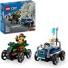 LEGO City Pack Veicoli da Corsa: Aereo Contro Letto d'Ospedale - Modelli di Auto Giocattolo con 2 Minifigure, Giochi per Bambini e Bambine da 5 Anni - Regali Divertenti per Compleanni e Feste - 60459