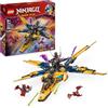 LEGO NINJAGO Jet Super Storm di Ras e Arin - Aereo Giocattolo da Costruire con Drone Staccabile, Capsula di Salvataggio e 3 Minifigure, Giochi per Bambini da 8 Anni da La Rivolta dei Draghi 71833