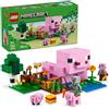 LEGO Minecraft La Casa del Maialino Giocattolo - Set di Costruzioni che Include una Figura Eroe, un Mob, una Fattoria e un Bioma della Foresta - Regalo per Gamer, Bambine e Bambini da 7 Anni - 21268