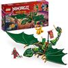 LEGO NINJAGO Drago della Foresta Verde di Lloyd - Figura Giocattolo Snodabile da Costruire, Set con 2 Minifigure, Armi e Cucciolo Dorato, Giochi per Bambini e Bambine da 6 Anni, Idea Regalo 71829