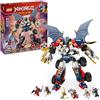 LEGO NINJAGO Mech Ultra Combinatore di Zane - Robot Giocattolo 4 in 1 Separabile in Aereo, Macchina, Drago e Action Figure con 6 Minifigure, Giochi per Bambini da 9 Anni da La Rivolta dei Draghi 71834
