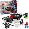 LEGO Marvel Spider-Man Contro Muscle Car di Venom - Macchina Giocattolo da Costruire con 3 Minifigure, Fan dei Supereroi, dei Veicoli e dei Modelli di Auto 76309, da 7 Anni