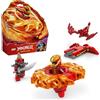LEGO NINJAGO Spinner del Drago Spinjitzu di Kai - Trottola Giocattolo Ninja con Elementi di Potere e 2 Minifigure con Spade, Giochi per Bambini e Bambine da 6 Anni da La Rivolta dei Draghi 71823