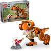 LEGO Jurassic World Little Eatie: T. Rex, Dinosauro Giocattolo con Mascella Apribile, Testa, Coda, Braccia e Gambe Mobili, Gioco di Ruolo per Bambini e Bambine da 7 Anni, Regalo di Compleanno 76967