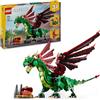 LEGO Creator 3 in 1 Drago Medievale Giocattolo - Si Trasforma in Serpente Marino o in Fenice - Animali da Costruire per Bambini, Bambine, Ragazzi e Ragazze da 9 Anni - Idea Regalo di Compleanno 31161