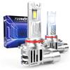 TUINCYN 9005 LED Lampadine Auto, 20000LM 600% Brillante 6000K Bianco Canbus, 9005 HB3 LED Fari Lampada Kit, Anabbaglianti o Abbaglianti, 1:1 Mini Lampadine Sostituzione per Alogena, 2 Lampadine