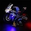 GEAMENT Set di Luci LED Compatibile Con LEGO BMW M 1000 RR - Kit Di Illuminazione per Technic 42130 (Modello di mattoncini non incluso)