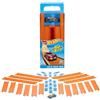 Hot Wheels- Track Builder 15 Rettilinei e 1 Macchinina e Altri Accessori, Giocattolo per Bambini 4+Anni, BHT77