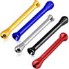 Ziranee Metallo Snuff Paglia,5 PCS Fiuto Portatile Sniffer Snorter Kit da Fiuto in Alluminio Tubo nasale Snuff Bottle 69MM 5 Colori