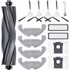 Fixbetter Set accessori per Dreame D10 Plus Gen 2 aspirapolvere pezzi di ricambio 1 spazzola a rullo principale, 2 filtri Hepa, 4 tamponi, 4 spazzole laterali, 2 sacchetti per la polvere, 1 spazzola