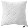 sei Design 2 pack Classic Dream" Cuscino in microfibra 80 x 80 cm, bianco, trapuntato