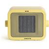 CREATE/WARM BOX/Stufa in ceramica giallo/Riscaldatore portatile, termostato regolabile, 2 modalità di potenza, riscaldatore ad aria calda PTC, protezione da surriscaldamento, 1500W