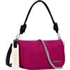 Desigual Across Body Bag, Accessori Borsa A Corpo in Nylon Donna, Rosso, One Size
