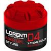 LORENTI TOKYO & SEOUL Barber Hair Styling Gel 04 X-Treme Gum Effect Hold 300 ml - gel per capelli uomo - forte tenuta - nessun incollaggio e senza residui - senza alcool - gel per capelli - look