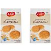 Lago 1968, Frollini ai Cereali 320g, Biscotti Frollini ai Cereali con Fiocchi d'Avena integrali, Senza Olio di Palma, Ideali per Colazione (Confezione da 2)