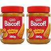 Biscoff Lotus Biscoff | Crema Spalmabile Dolce | Croccante | Gusto Biscotto Caramellato | Vegani | Senza Noci | Nessun Colorante o Additivo Artificiale | Vasetto in Plastica PET | 380g (Confezione da 2)