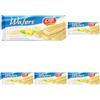 Lago 1968, Wafers 175g, Wafer con Vellutata Crema Vaniglia 77,5% con 3 Strati Friabili di Wafer (Confezione da 5)