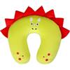 albi Travel Pillow - Dino, cuscino da viaggio, cuscino cervicale in memory foam per bambini e adulti, viaggio in auto aereo treno, verde, taglia unica
