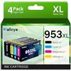Halloya 953XL 953 XL Cartuccia Compatibile con HP 953 953XL Multipack | Compatibile con HP Officejet Pro 7740 7720 7730 8210 8710 8715 8718 8720 8725 8730 8740 (Nero, Ciano, Giallo, Magenta)