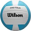 Wilson Pallone da Pallavolo Pro Tour, Con Camera D'Aria Con Blocco A Pressione, Rivestimento Sintetico di Alta Qualità, Adatto Al Gioco Al Coperto, Dimensioni Ufficiali, Colore: Azzurro/Bianco