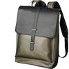 Generic Zaino da uomo alla moda, borsa da viaggio, grande capacità, pelle PU, nero, Verde, L