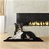 AQPET Billy Tappetino Coperta Auto riscaldante per Cani Gatti Domestici Tappeto Termico Cuccia Copertura (60x45cm, Coffee)